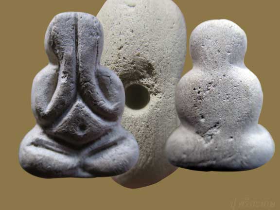 พระปิดตาเงินไหลมา นะพญามี หลวงปู่หมุน วัดบ้านจาน