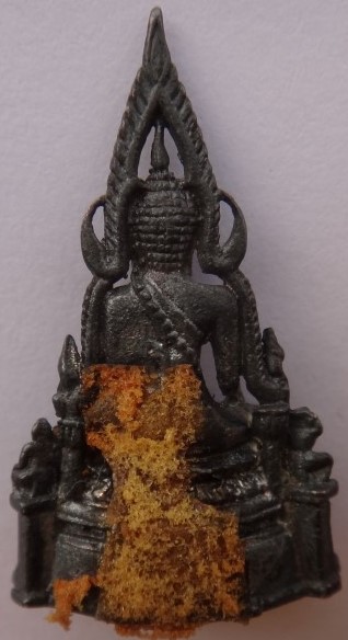 ชินราช เนื้อเงิน รุ่น มาลาเบี่ยง พิมพ์เล็ก เคาะเดียว