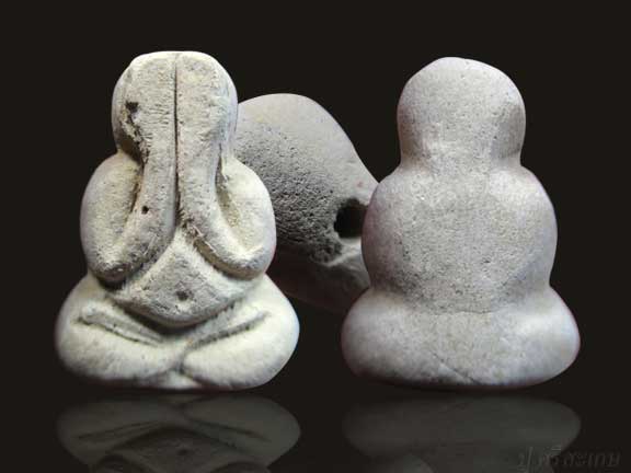 พระปิดตาเงินไหลมา นะพญามี หลวงปู่หมุน วัดบ้านจาน