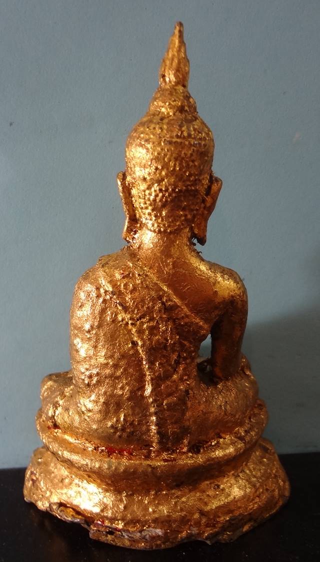 พระบูชารัตนเนื้อตะกั่วหน้าตัก2.5 นิ้วสูง5 นิ้ว
