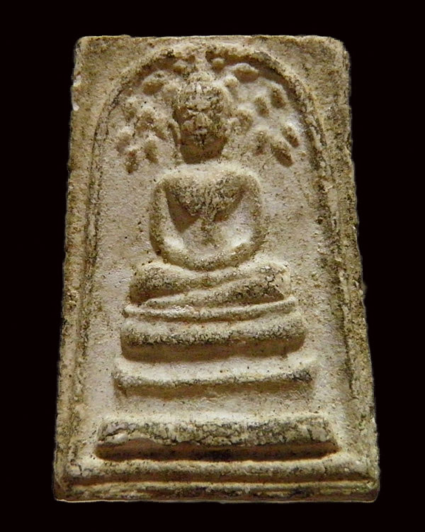 พระสมเด็จพิมพ์ฐาน 3 ชั้น ปรกโพธิ์มีหน้ามีตา หลวงปู่หิน ( คณะ ๗) วัดระฆังฯ กรุงเทพฯ ปี 2500 