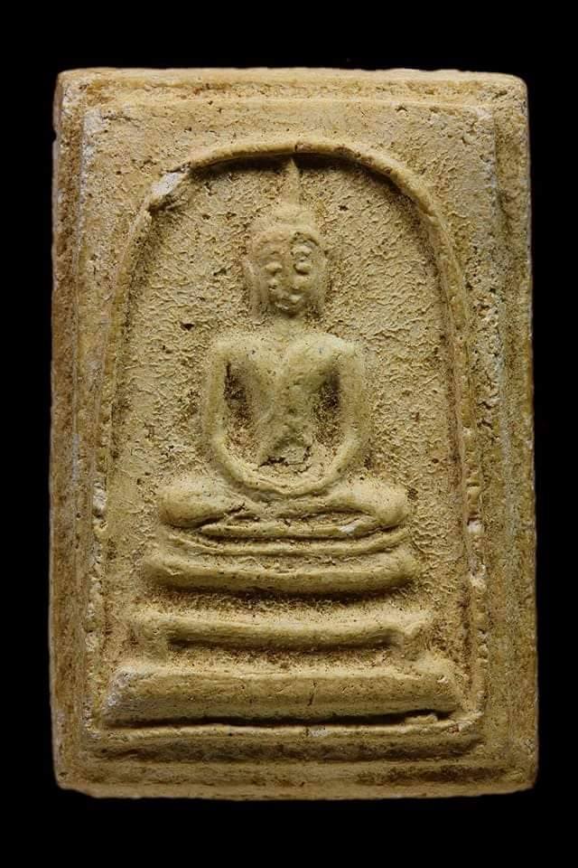 พระสมเด็จมีหน้ามีตา วัดประสาทบุญญาวาส ปี 2506 บล๊อคขอบกระจก หายากมาก ๆ 