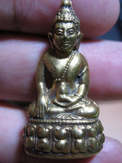 พระกริ่งโสฬส มปร.เนื้อทองเหลือง ปี2515 วัดราชประดิษฐ์ กรุงเทพฯ หลวงปู่ทิม ปลุกเสก สภาพพอสวย