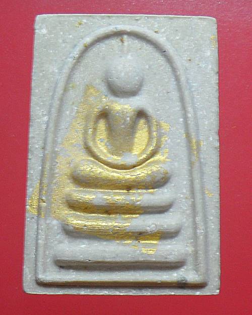 พระสมเด็จแพ พัน ย้อนยุค ปิดทองในพิมพ์ หลวงพ่อแพ วัดพิกุลทอง สิงห์บุรี พร้อมกล่องเดิม องค์ที่9