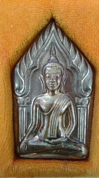 พระขุนแผนเนื้อชินตะกั่ว หน้ากากเงินหลังกุมารทอง หลวงพ่อพูล วัดไผ่ล้อม นครปฐม