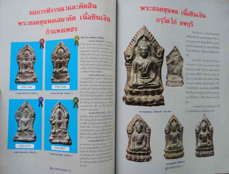 หนังสือคู่มือการประกวดพระเนื้อชินยอดนิยม