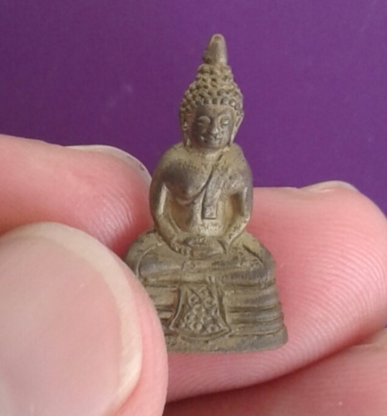 ((เคาะเดียวแดง)) พระกริ่งเล็ก หลวงพ่อโสธร ปี 2533