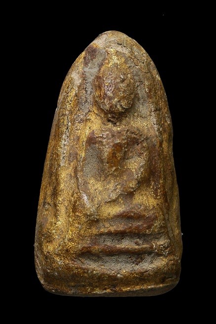 "พระรอดเมืองใต้" พระขรัวอีโต้ กรุวัดเลียบ(วัดราษฎร์บูรณะ)