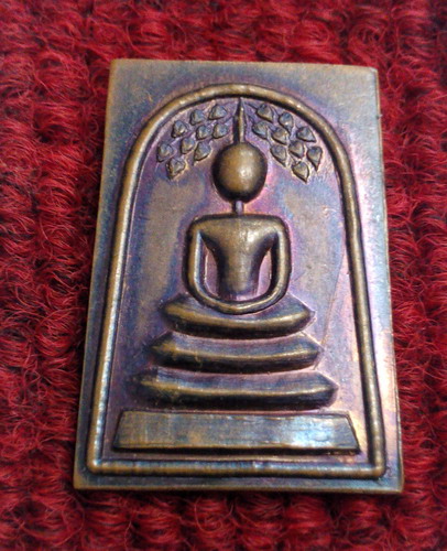 เหรียญสมเด็จปรกโพธิ์ หลวงพ่อแพ วัดพิกุลทอง รุ่นเสาร์5 แพ89