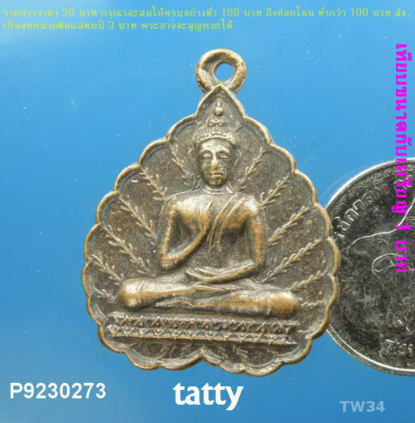 เหรียญ วัดป่าศรีนาชม พนมไพร ร้อยเอ็ด รุ่นทางพ้นทุกข์ ปี38