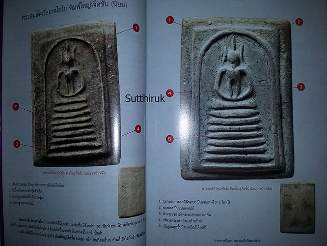 หนังสือ ตำราการศึกษา พระสมเด็จวัดเกศไชโย (ชี้จุดลับ-ตำหนิพิมพ์)
