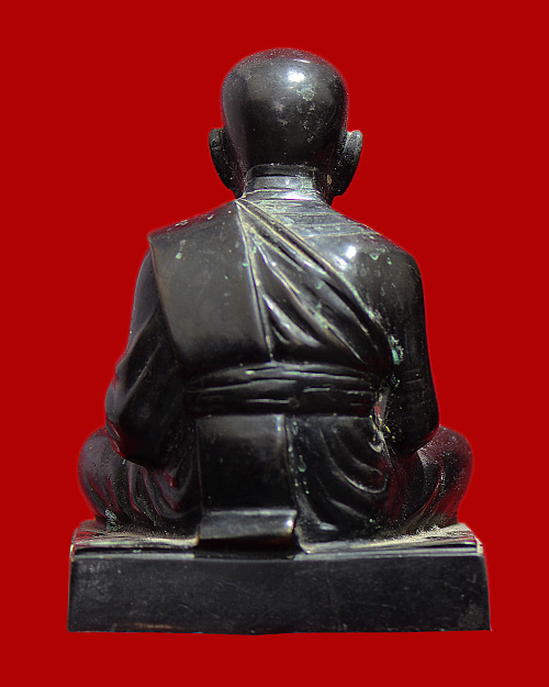 พระบูชา4.5นิ้ว หลวงปู่ทวด วัดช้างให้ จ.ปัตตานี 2535 อ.นอง เสก ของแท้เหรียญต้องไม่มีช้างนะครับ