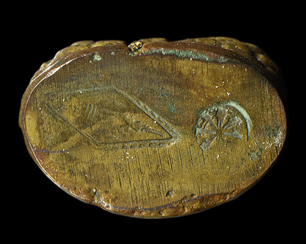 รูปหล่อ หลวงพ่อพระพุทธชินราช อินโดจีน วัดสุทัศน์ พิมพ์ต้อบัวเล็บช้าง 2485 มีโค้ด สวยสวย+ตลับทองคำ12.