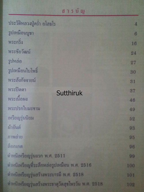หนังสือ วัตถุมงคลยอดนิยม หลวงปู่คร่ำ วัดวังหว้า อ.แกลง จ.ระยอง