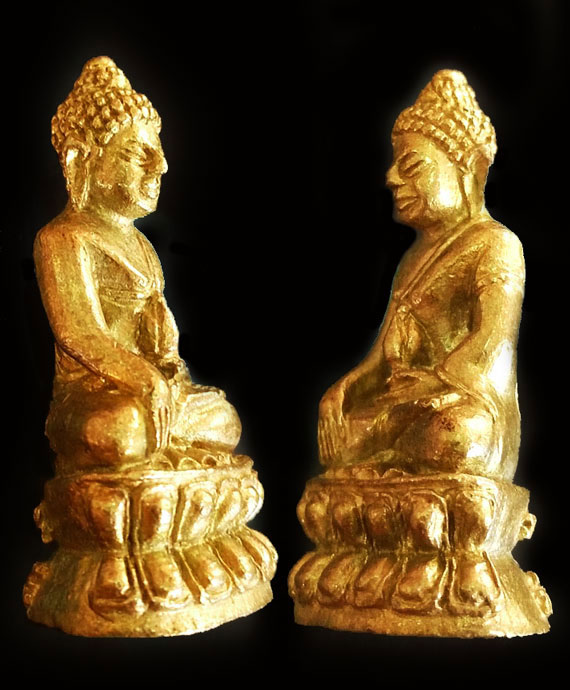 พระกริ่งสัมฤทธิ์ผลหลวงปู่หมุน เนื้อทองทิพย์ รุ่น เสาร์ ๕ มหาเศรษฐี ปี43 ผิวสวยมาก เดิมๆ