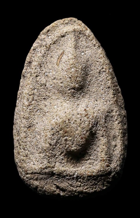 พระผงกรุวัด(ใหม่)ปากบาง พิมพ์สมาธิ