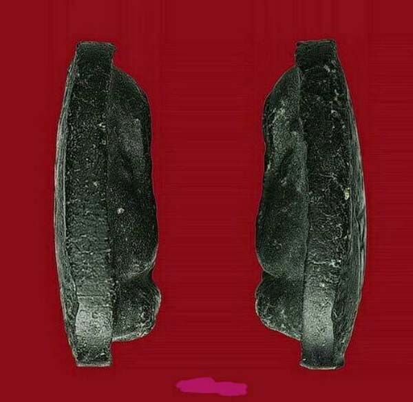 พระปิดตาปลดหนี้ยันต์นะเนื้อใบลานเดิมๆนิ้วชัดๆมีเส้นเกษาเคาะเดียว 