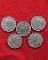 เหรียญบาทหลังพญาครุฑ ร. ๙ ปี ๒๕๑๗ จำนวน๕ เหรียญ