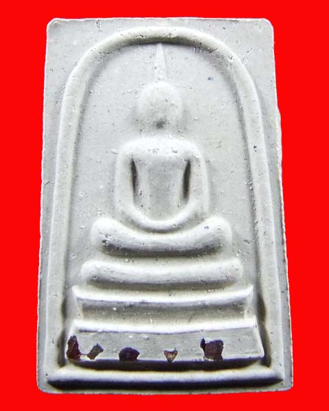 สมเด็จฝังพลอยหลังรูปเหมือน หลวงปู่ม่น วัดเนินตามาก จ.ชลบุรี