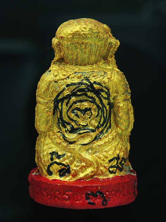 HPDT 62. หนุมานชมภูนุช ทาทองฐานแดง ตะกรุดทอง แจกกรรมการ เนื้อผงพุทธคุณผสมว่าน 108 หลวงปู่หมุน 