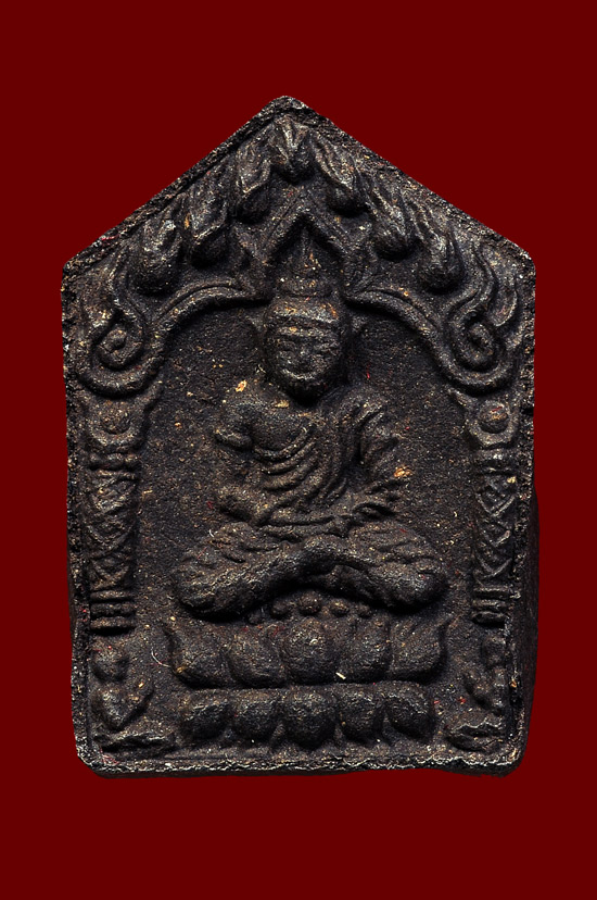 พระขุนแผนพิมพ์เล็กตะกรุดทองแดง รุ่น มงคลมหาเศรษฐี หลวงปู่บัว ถามโก พศ.2555 หมายเลข No.1108