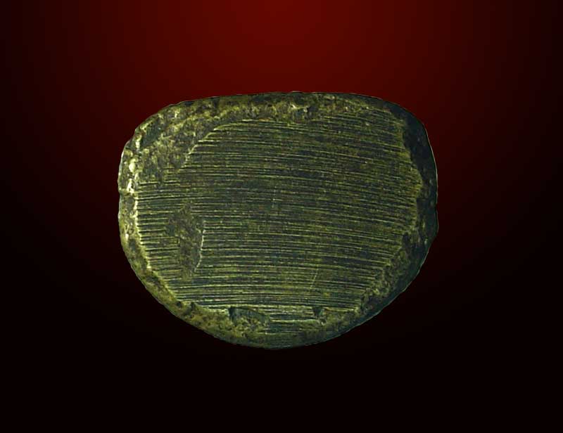 รูปหล่อหลวงพ่อเงิน รุ่นปืนแตก เนื้อโลหะเก่า ปี 2528