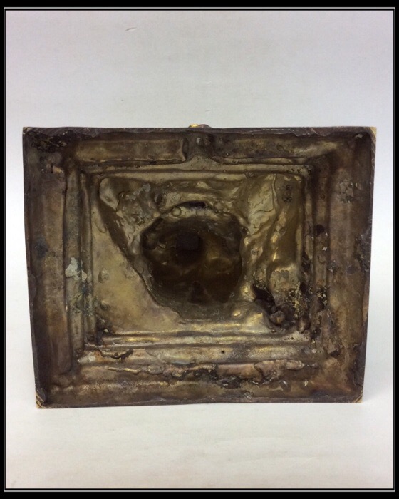 รูปหล่อ ในหลวง รัชกาลที่9 ทรงผนวช (ภูมิพโลภิกขุ) ขนาดบูชา สูง8.5นิ้ว หน้าตัก4.5นิ้ว เนื้อโลหะรมมัน