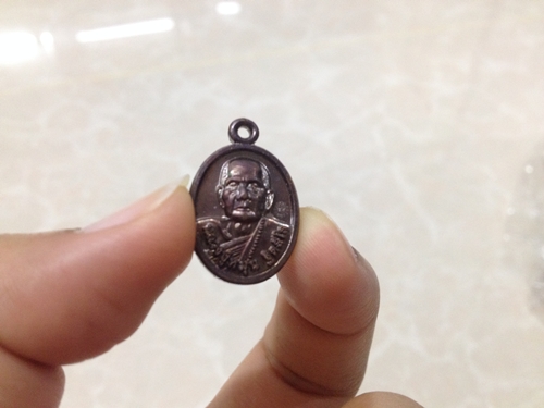 เม็ดแตงหลังพระแก้ว ทองแดงรมดำ วัดป่าหนองหล่ม