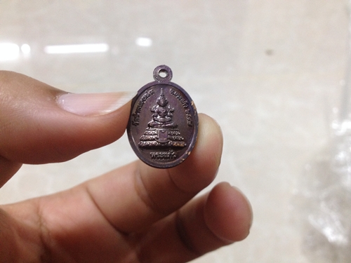 เม็ดแตงหลังพระแก้ว ทองแดงรมดำ วัดป่าหนองหล่ม