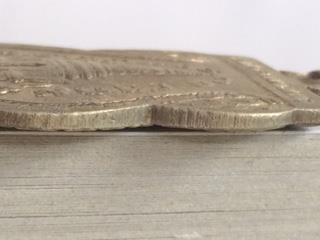 เหรียญพุทธซ้อน หลวงปู่ทวด วัดช้างให้ ปี09 เนื้ออัลปาก้าเปลือย (ช้อนส่อม)