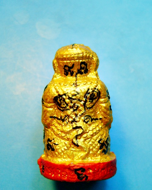 หนุมานชมภูนุช หลวงปู่หมุน ปลุกเสก รุ่นพระเจ้าห้าพระองค์ 5พิธีใหญ่ 2543 ทาทองฐานแดงตะกรุดทองคำ