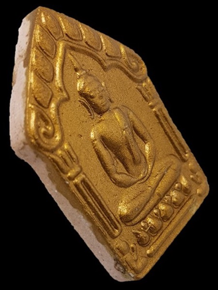 ขุนแผนผ้าป่าปี 46 ผงพรายกุมารเนื้อว่านสบู่เลือดหลังตะกรุดเงินคู่ บล็อคแรก องค์2