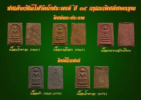 SDKG 10..วัดใจ.มาคู่ เคาะเดียวแดง..พระสมเด็จพิมพ์ ไกเซอร์ เนื้อผงกสิณเพลิง 