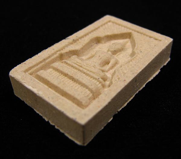 พระสมเด็จพิมพ์แหวกม่าน หลังพระแม่ธรณีบีบมวยผม ปี 2543 ออกวัดซับลำใย หลวงปู่หมุนปลุกเสก (13)