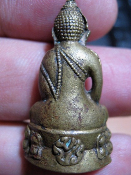 พระกริ่งโสฬส มปร.เนื้อทองเหลืองกะไหล่ทอง แจกกรรมการ ปี2515 วัดราชประดิษฐ์ กรุงเทพฯ มาพร้อมบัตรรับรอง