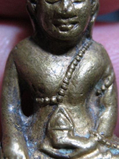 พระกริ่งโสฬส มปร.เนื้อทองเหลืองกะไหล่ทอง แจกกรรมการ ปี2515 วัดราชประดิษฐ์ กรุงเทพฯ มาพร้อมบัตรรับรอง