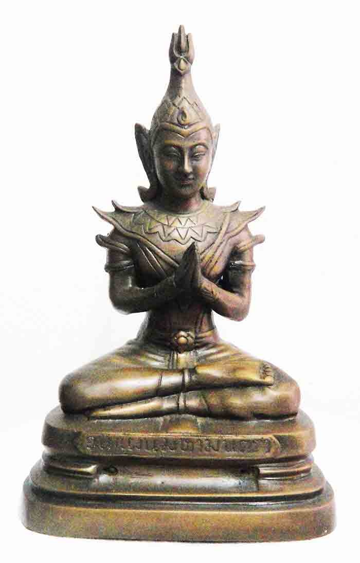 ***พระบูชาขุนแผนมหามนตรี พระบูชา 5 นิ้ว ฐาน 6 นิ้ว สูง 10 นิ้ว เนื้อทองเหลืองเก่าผิวหิ้งเดิม