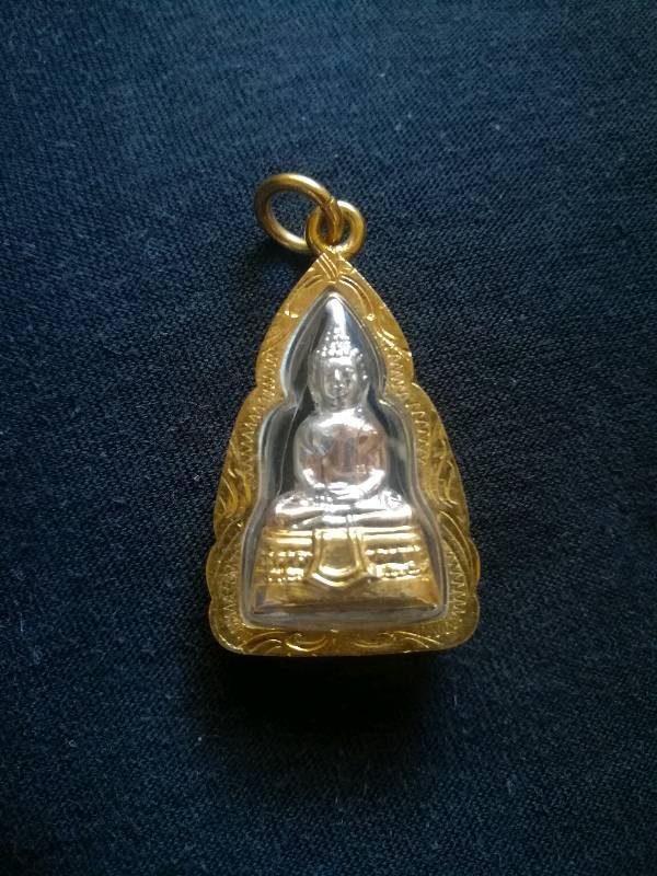 หลวงพ่อโสธร พระกริ่งเงินเนื้อชุบ3กษัตริย์ ปี58