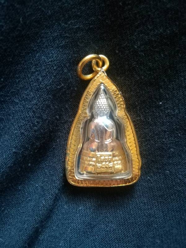 หลวงพ่อโสธร พระกริ่งเงินเนื้อชุบ3กษัตริย์ ปี58