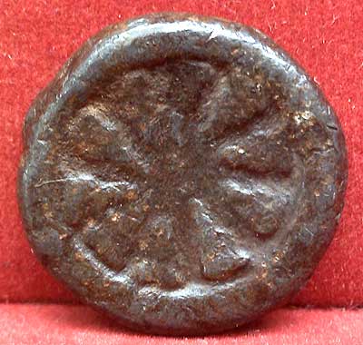 *พระกรุวัดสุวรรณฯ อ่างทอง พิมพ์งบน้ำอ้อย เนื้อชินตะกั่วสนิมแดง*