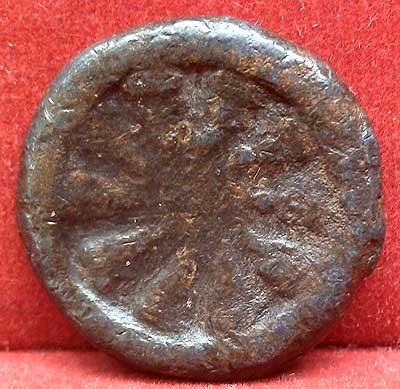 *พระกรุวัดสุวรรณฯ อ่างทอง พิมพ์งบน้ำอ้อย เนื้อชินตะกั่วสนิมแดง*