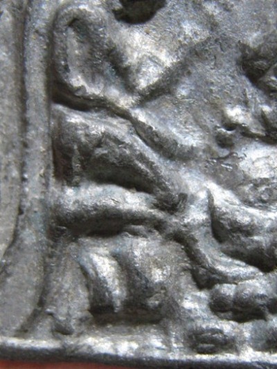 พระกรุวัดเพชร พิมพ์ป่าเลไลย์(นิยม) เนื้อชินเงิน จ.สระบุรี