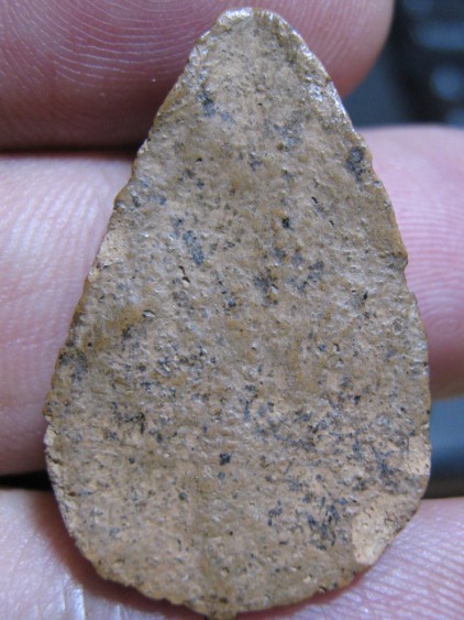 พระกลีบบัว เนื้อดิน กรุวัดลิงขบ(บวรมงคล) กรุงเทพฯ  