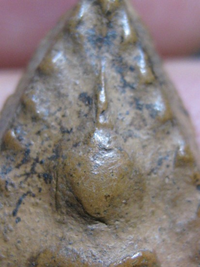 พระกลีบบัว เนื้อดิน กรุวัดลิงขบ(บวรมงคล) กรุงเทพฯ  