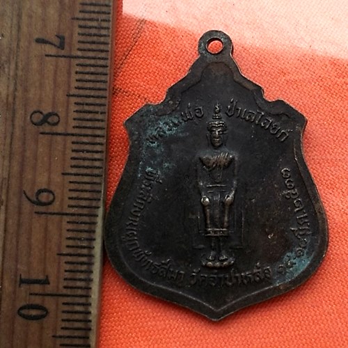 เริ่ม 10 บาท กับ เหรียญหลวงพ่อแพ วัดพิกุลทอง หลังหลวงพ่อป่าเลไลยก์ ออกวัดจำปาหล่อ ....DK328