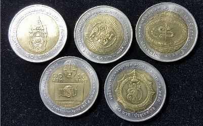 เหรียญ10บาทที่ระลึก5วาระไม่ซ้ำครับ