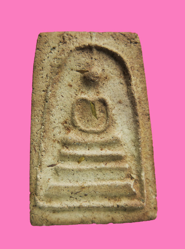 สมเด็จ พิมพ์เกศทะลุซุ้ม กรุวัดกุฏีทอง อยุธยา (องค์นี้มีทอง 3 ชิ้น)