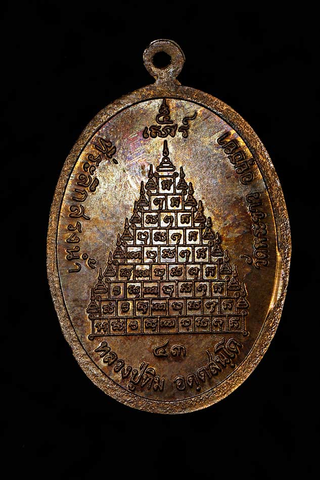 เหรียญนาคปรกหลวงปู่ทิมรุ่นแรก ที่ระลึกสรงน้ำ ปี ๒๕๔๓