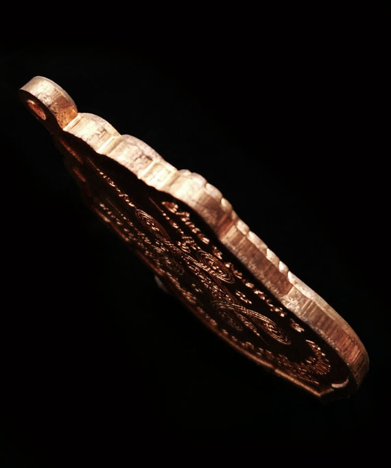 เคาะเดียว เหรียญเสมามหาสมปราถนาหลวงปู่หมุน รุ่น 2 เนื้อทองแดงผิวไฟ สวยเดิมในกล่องเดิม