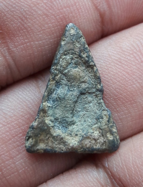 พระกรุเชตุพล หน้าโหนก สุโขทัย เนื้อชินเงิน(2)